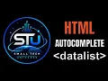 How to Use HTML datalist for Autocomplete