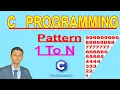 pattern 1 to n 1 22 333 4444 555 in C