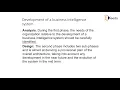 Development of a Business Intelligence System