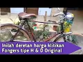 Review harga klitikan original sepeda onthel fongers H60