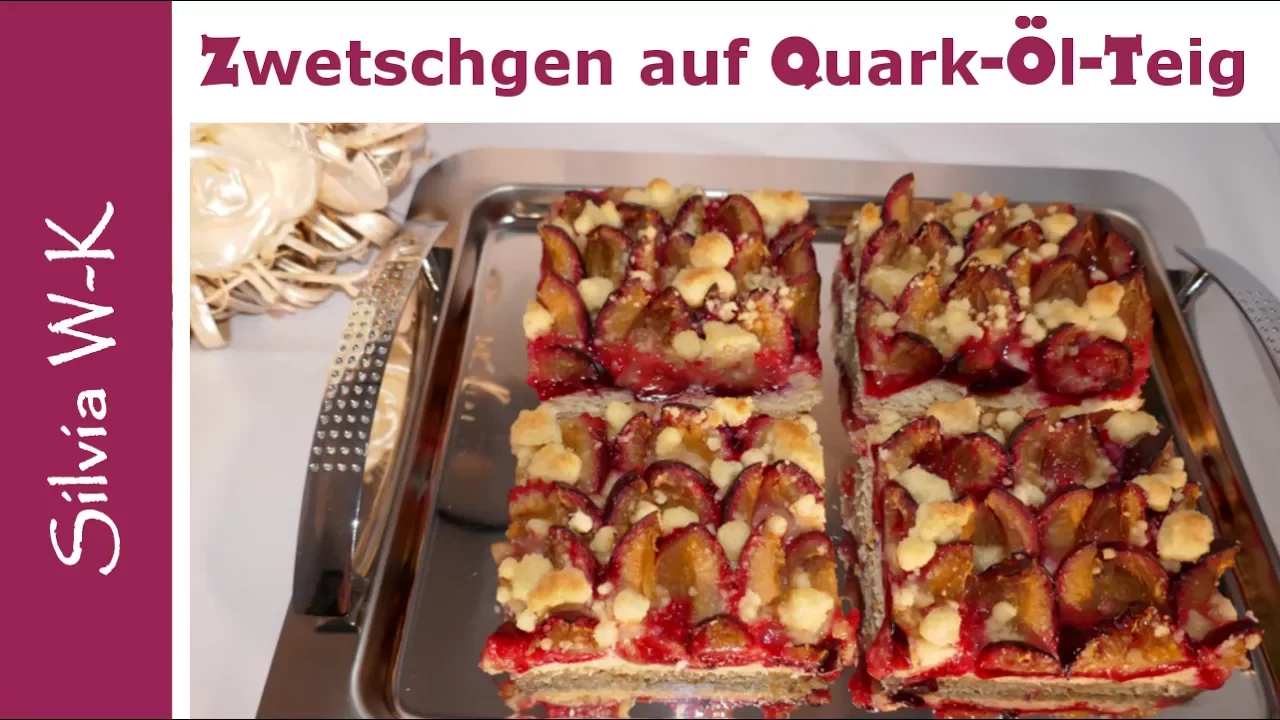 
          
          
          
            
            Zwetschgenkuchen mit  Quark-Öl-Teig / Streusel / Pflaumenkuchen / saftig
          
        . 