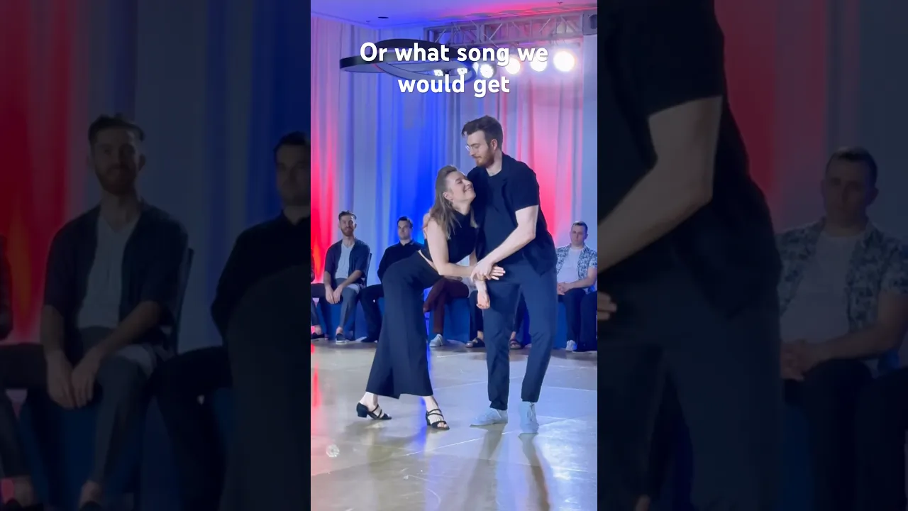 Started to Sweat 🥵 #westcoastswing  #improv #dance #competition #spotlight