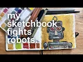 Download Lagu How my sketchbook fights robots.