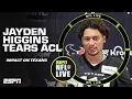Impact of Texans WR Jayden Higgins torn ACL The Raiders Fernando Mendoza project NFL Live
