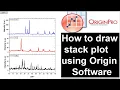 How to draw stack plot using Origin Software