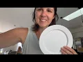 AOZITA 200-Piece Plastic Plates Event Dinnerware Test