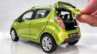 Unboxing Miniature of Chevrolet Spark/Matiz - Diecast Scale Model Car RP