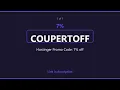 Hostinger Coupon Code COUPERTOFF - Hostinger Promo Code 7 off August 2026