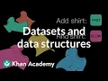 Datasets and data structures Intro to CS - Python Khan Academy