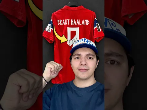 Un estafador intentó reclamar una playera firmada por Erling Haaland!!!