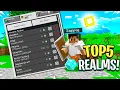 TOP 5 Realms SMP To Join Realm Code - Minecraft PE Windows 10 Xbox PS4 1 19 2022