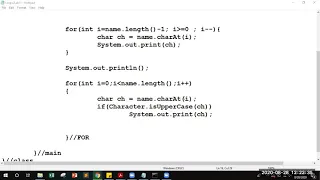Lab11 Recorded Session-3 Use of Strings and its Methods Komal Arif