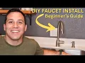 How to Change a Kitchen Faucet - Quick And Easy Install For Beginners