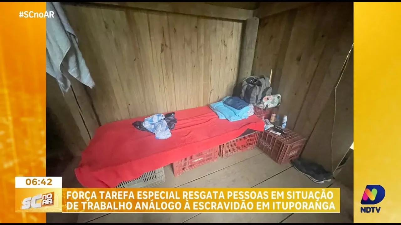 Força-tarefa resgata trabalhadores em situação de trabalho análogo à escravidão em Ituporanga