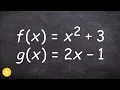Operations with functions