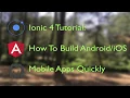 Ionic 4 Tutorial How To Create Mobile Apps Quickly Source Code