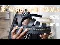 DR MARTEN BLAIRE SANDALS SIZING TRYING THEM ON