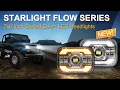 Auxbeam Starlight Flow Series 7x6 Inch Sealed Beam LED Headlights for JEEP Trucks GMC Chevrolet