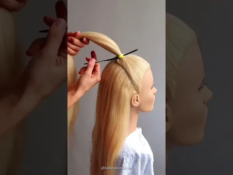 Estilo fácil y elegante #shortsfeed #hairstyle #beautiful #trending