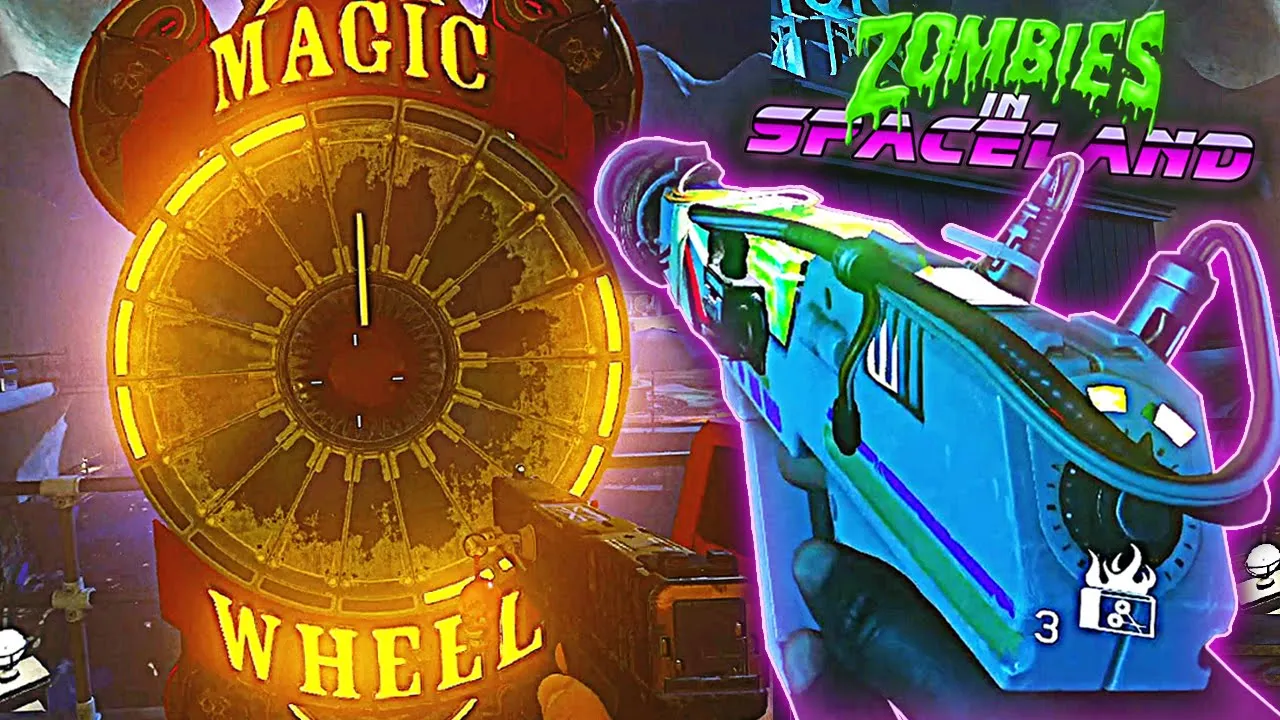 ZOMBIES IN SPACELAND Infinite Warfare - UM DOS MELHORES MAPAS ZOMBIES ESTILO ANOS 80!!!