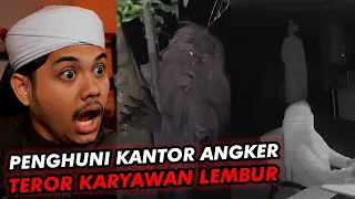 lembur kerja sampai gak sadar ditemenin pocong reaction horror
