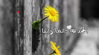 من اجمل ماسمعت   حالات واتس دينيه حالات واتس عن الصبر كلام مؤثر  مقاطع قصيرة الحمدلله دائما وابدا  دندنها