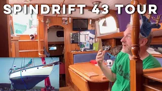 A Tour of Sailing Vessel Tess Bess (Spindrift 43) | DrakeParagon Sailing