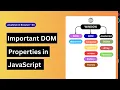03 Front End JavaScript Important DOM Properties innerHTML textContent and more