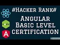 HackerRank Angular Basic Certification Part-1