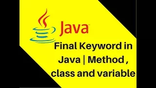 8 13 Final Keyword in Java
