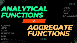 Analytical Vs Aggregate Functions What s the Difference Oracle SQL Tricky Interview Questions
