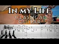 Download Lagu In My Life - The Beatles (TAB and Notes on screen) 