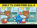 Daily Brain Exercises Can You Find All 3 Differences in 60 Seconds
