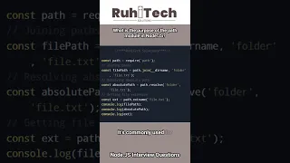 Node JS path Module in Node js