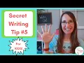 Secret Writing Tip Thesaurus Lesson Writing Tips for Students in Elementary School