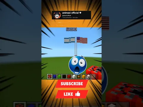 ngebom bendera Israel dan america serikat 😡#minecraft #america #shortvideo #israel #tranding #short