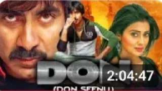 don don seenu ravi teja superhit action hindi dubbed movie shirhari shriya saran anajana