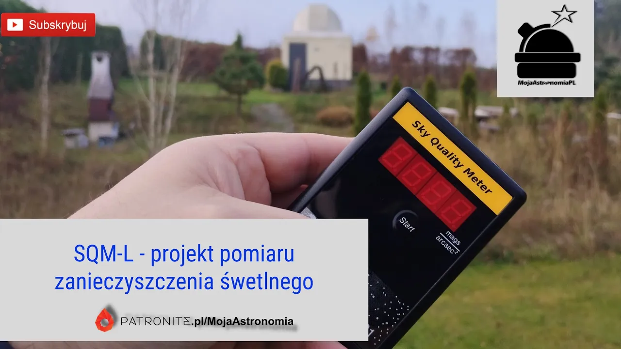 SQM-L - projekt pomiaru zanieczyszczenia świetlnego