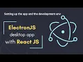 01 - Setting up an Electronjs desktop app with basic setup