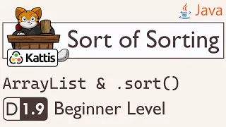 CP-1 010 Java Tutorial - Sorting an ArrayList