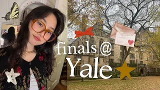 finals week at yale late night studying productive vlog intense cramming