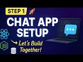 EP 01 Chat App Backend Setup Expo Node js Postgres Prisma Socket io WebRTC