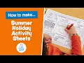 FN425 Summer Holiday Activity Sheets
