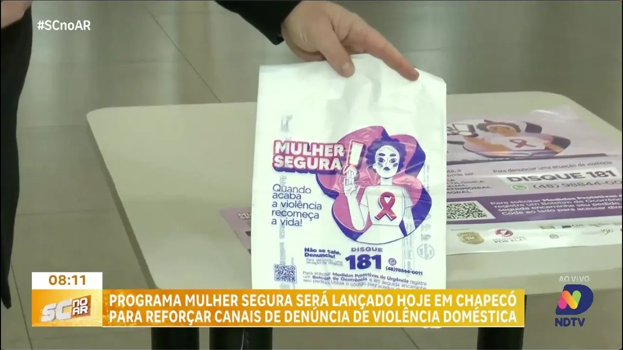 Polícia Civil lança programa Mulher Segura em Chapecó para reforçar canais de denúncia