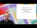 Programming User Interfaces - CSS Framework Demo