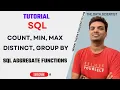 SQL Count Min Max Top Distinct - Functions For Data Analysts