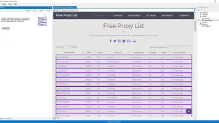 Scraping a Free Proxy List