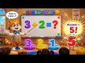 Can You Solve This Fun Addition Quiz for Kids Easy Math Challenge with Cute Kitten Teacher