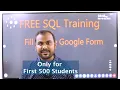 Master SQL Free Course for Beginners - SQL Training and Certification