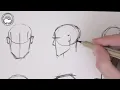 How To Draw Simple Heads - Drawing for Beginners